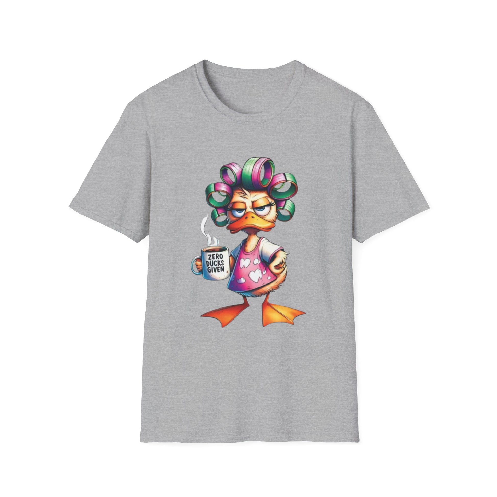 Zero Ducks Given T-Shirt Sport Grey Printify T-Shirt Rhythm & Drip Apparel