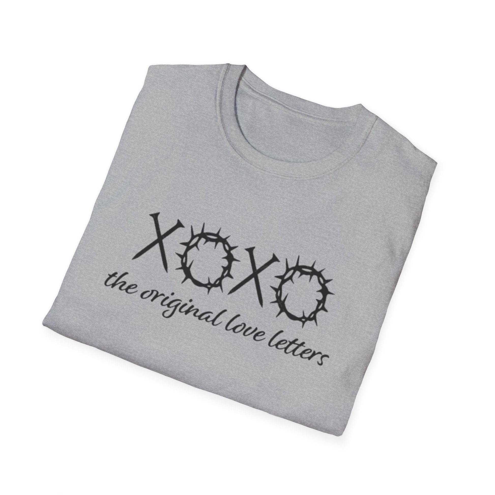 XOXO Love Letters Christian T-Shirt Printify T-Shirt Rhythm & Drip Apparel