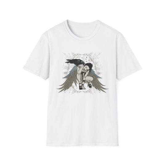 Artistic Raven Design White Printify T-Shirt Rhythm & Drip Apparel