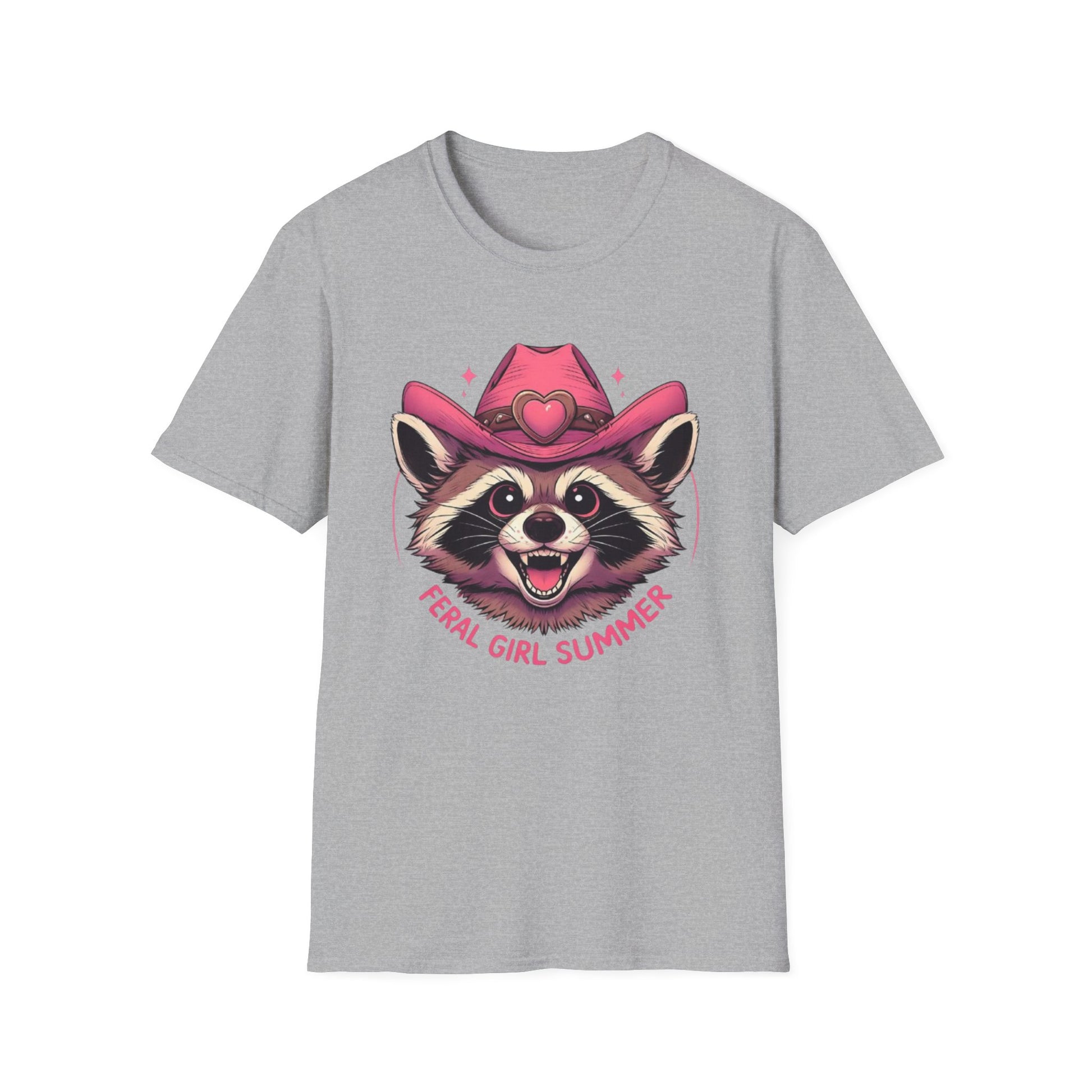 Summer- Feral Girl Summer T-Shirt Sport Grey Printify T-Shirt Rhythm & Drip Apparel