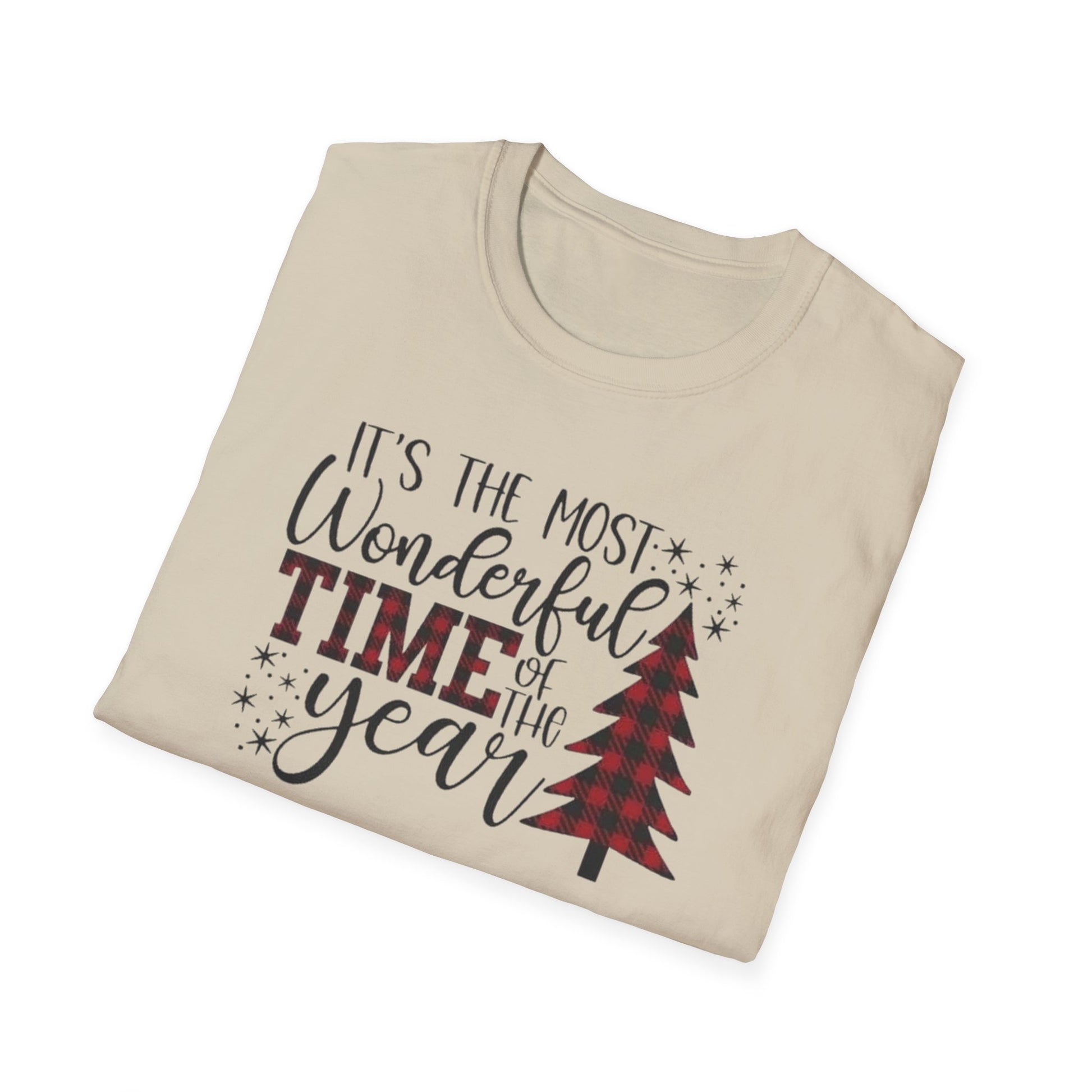 Winter- It's The Most Wonderful Time Of The Year T-Shirt Printify T-Shirt Rhythm & Drip Apparel
