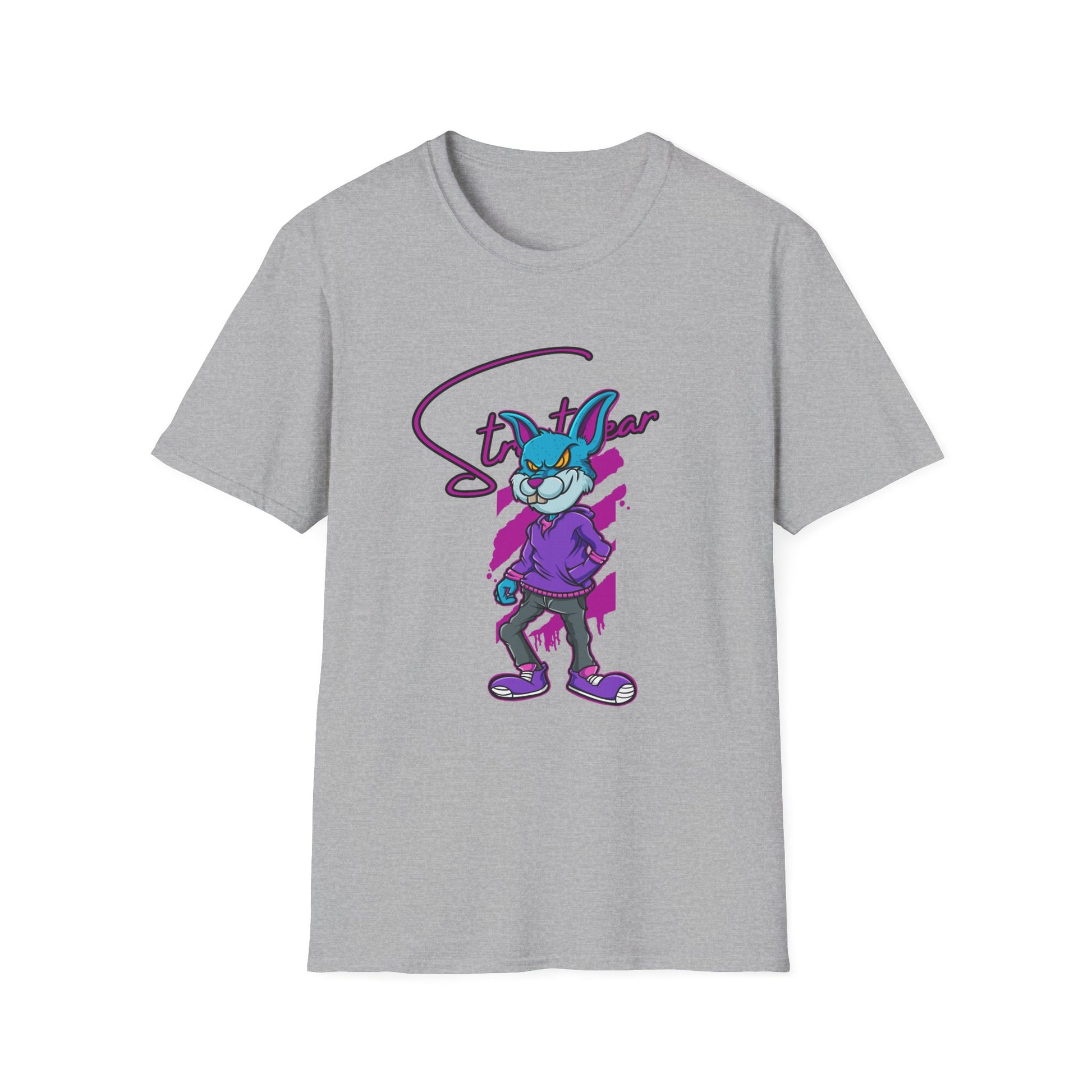 Vibrant Streetwear Cartoon T-Shirt Sport Grey Printify T-Shirt Rhythm & Drip Apparel