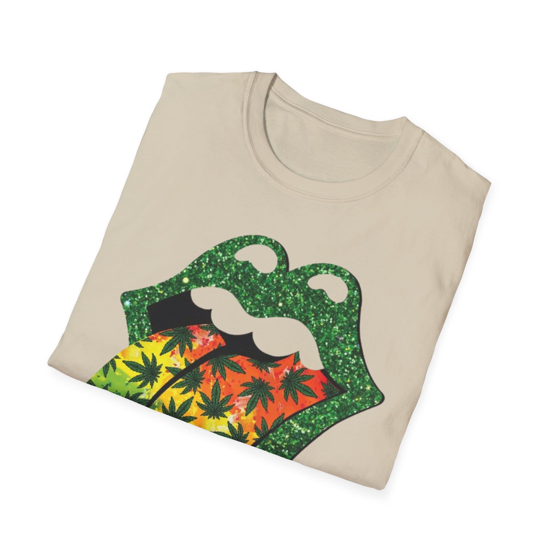 Vibrant Rolling Stones-Inspired Graphic Tee Printify T-Shirt Rhythm & Drip Apparel