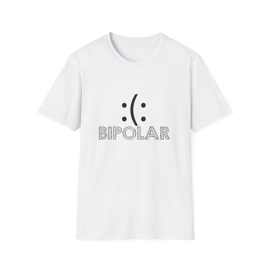 Bipolar T-Shirt White Printify T-Shirt Rhythm & Drip Apparel