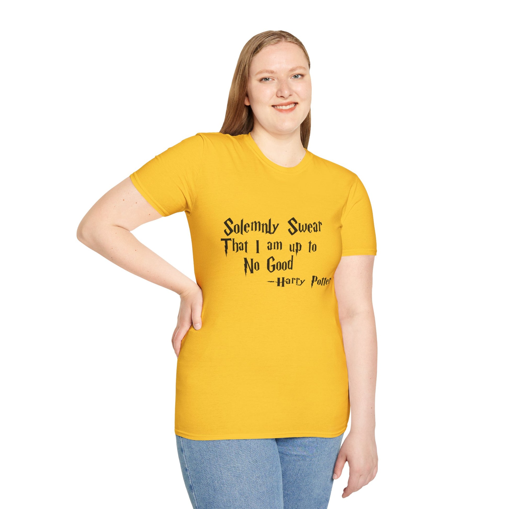 Harry Potter Inspired Unisex Softstyle T-Shirt - 'Solemnly Swear That I Am Up to No Good' - Rhythm & Drip