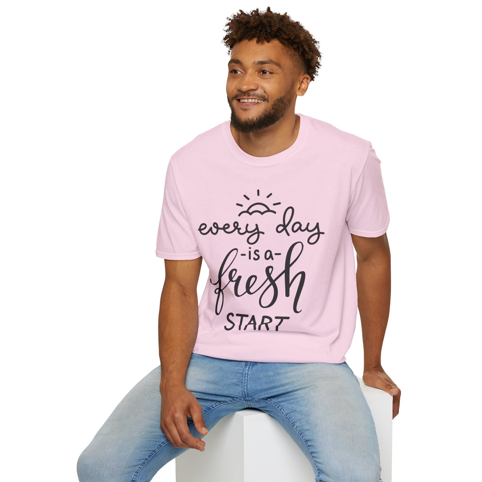 Every Day is a Fresh Start Unisex Softstyle T-Shirt - Rhythm & Drip