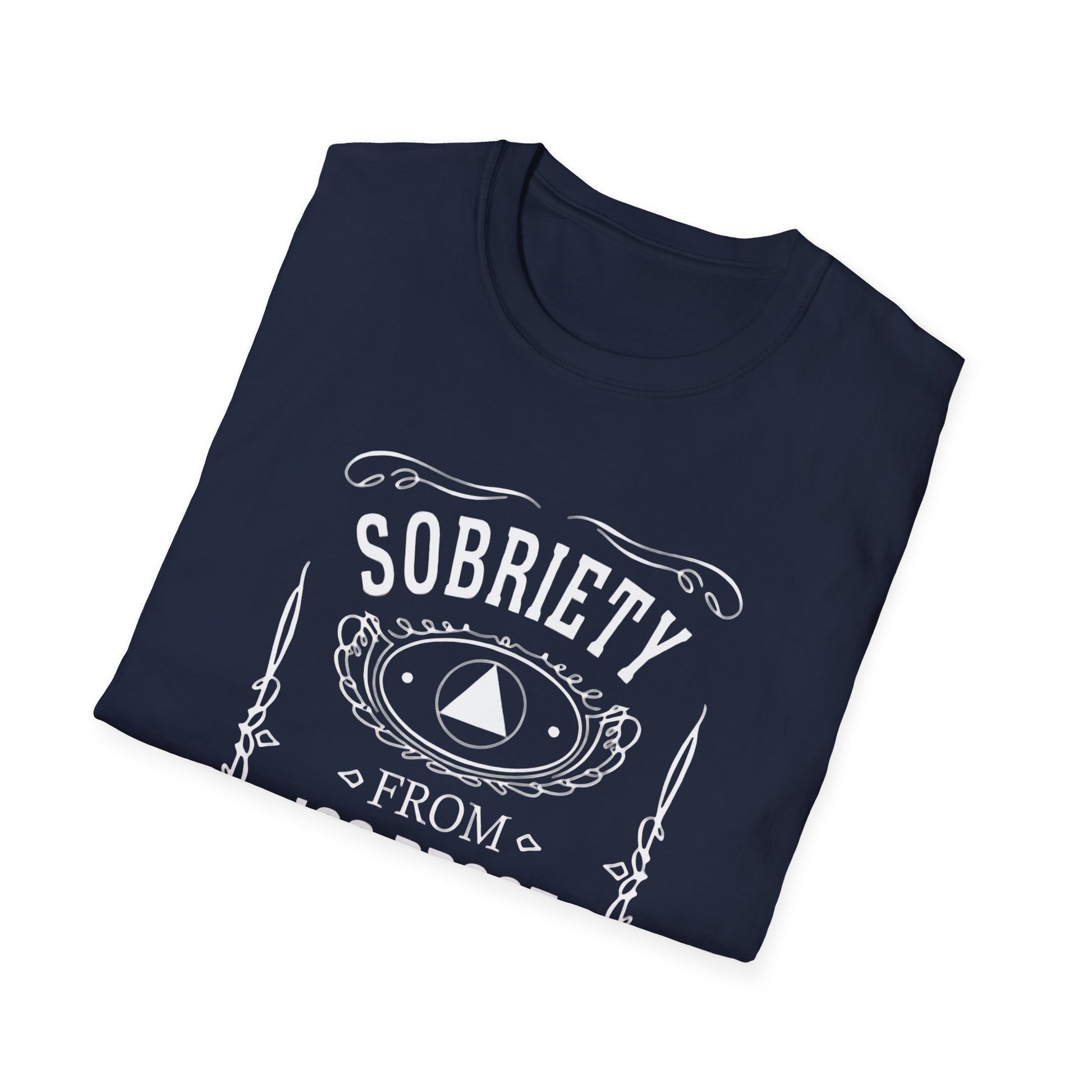Addiction- Sobriety T-Shirt - Unisex Tee, Recovery Gift, Alcohol Awareness Apparel, Motivational Shirt, Sober Living Wear, Gift for Friends Printify T-Shirt Rhythm & Drip Apparel
