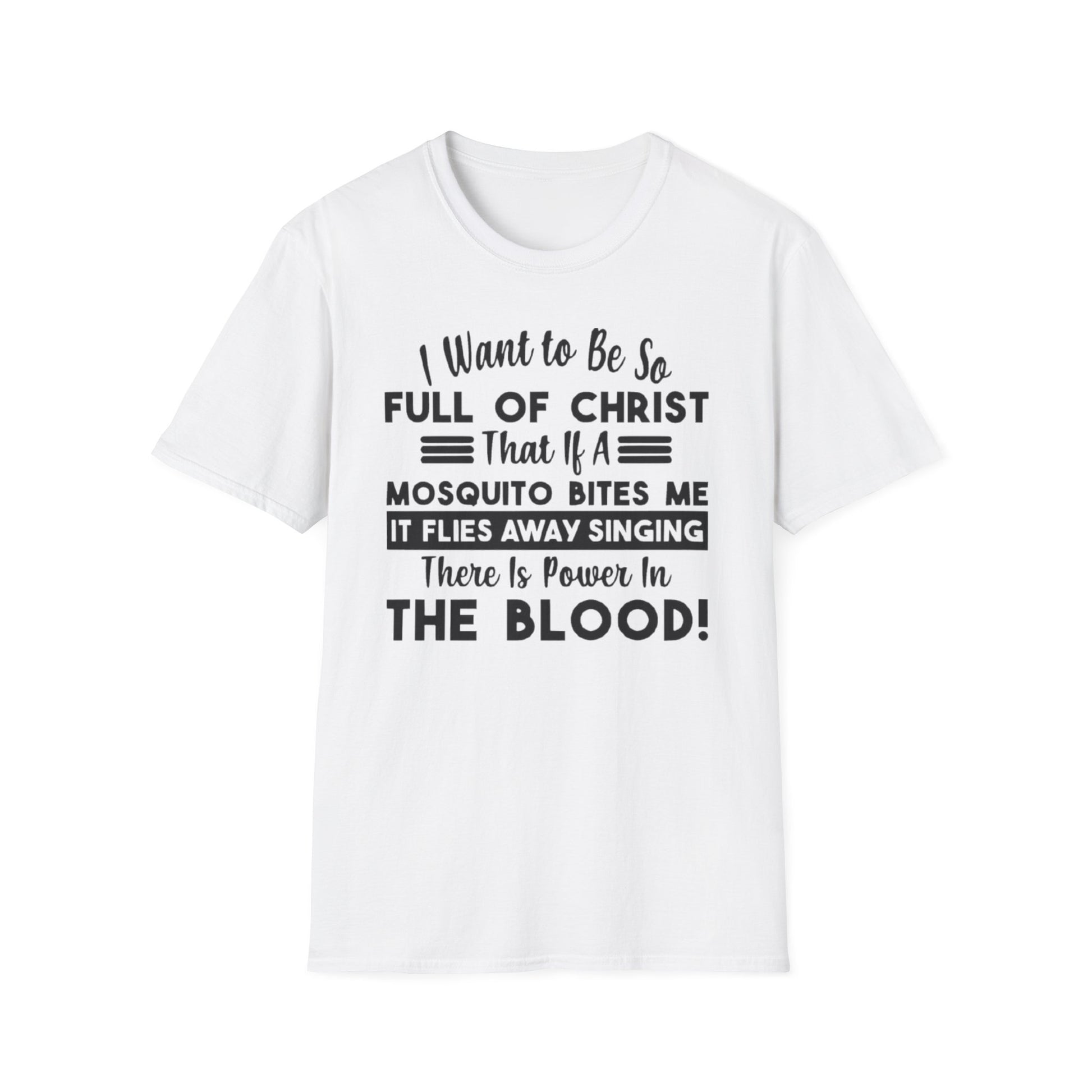 Want To Be Full Of Christ T-Shirt Printify T-Shirt Rhythm & Drip Apparel