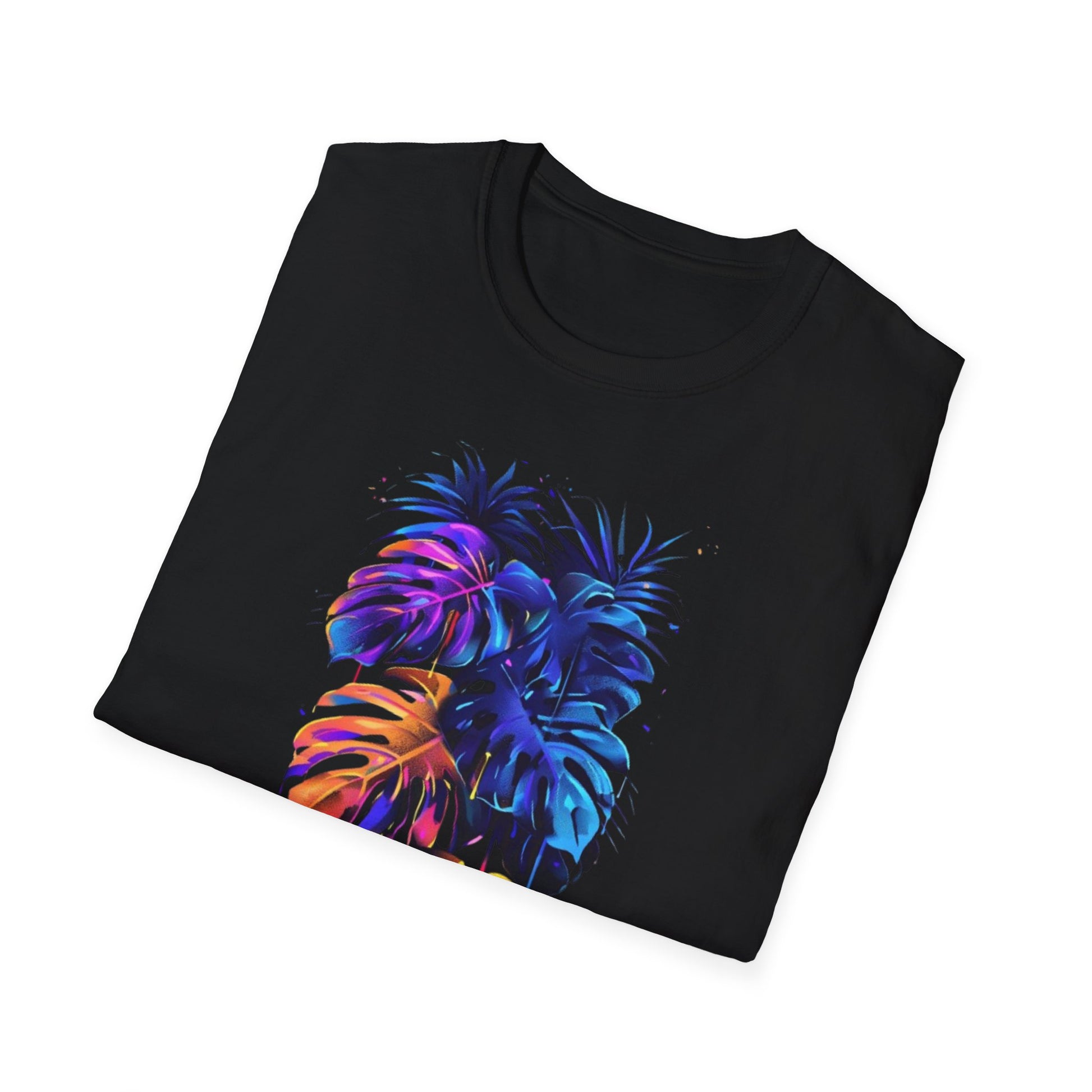 Vibrant Tropical Leaf T-Shirt Printify T-Shirt Rhythm & Drip Apparel