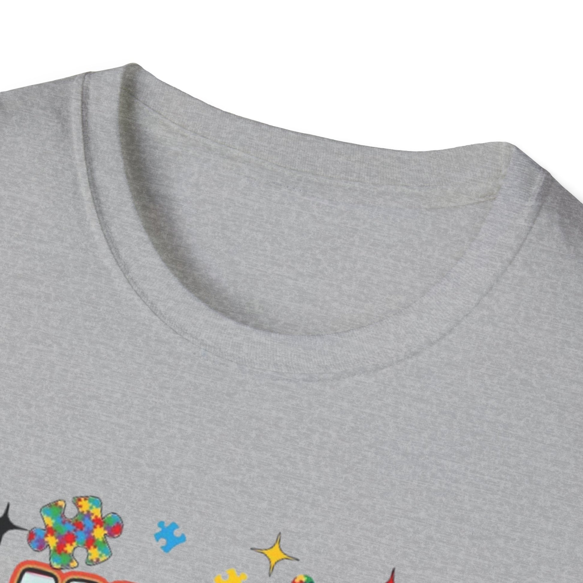 Autism- Autism Awareness Bow T-Shirt Printify T-Shirt Rhythm & Drip Apparel