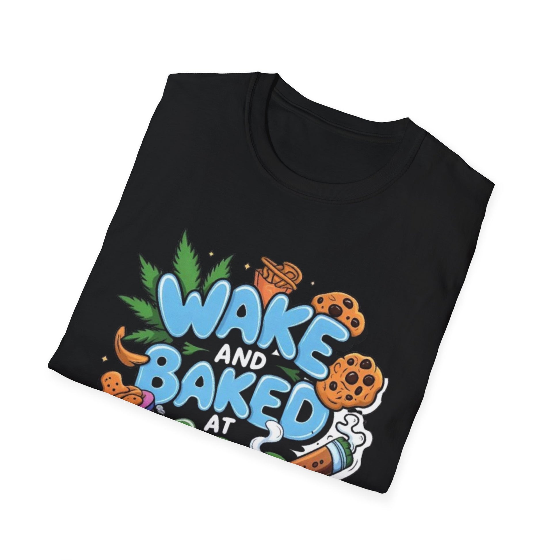 Wake and Baked at 420 Printify T-Shirt Rhythm & Drip Apparel