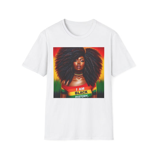 Black History T-Shirt White Printify T-Shirt Rhythm & Drip Apparel