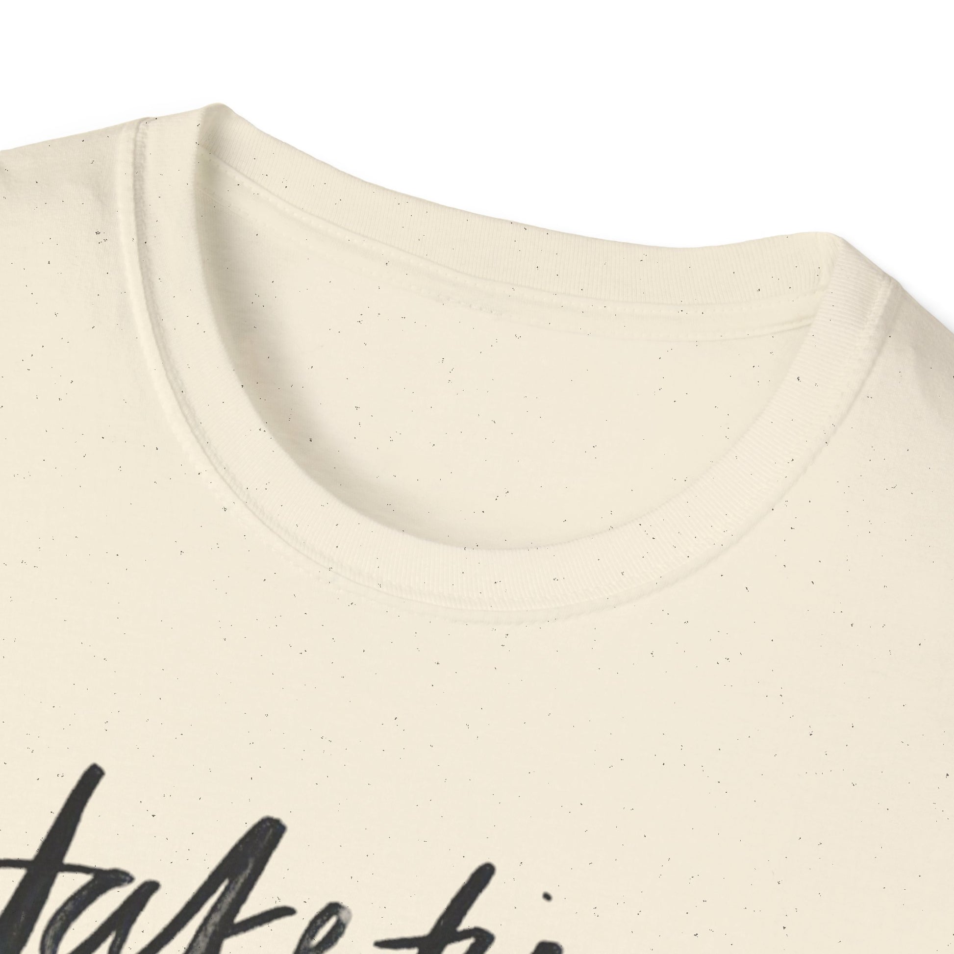 Inspirational Unisex Softstyle T-Shirt - 'Take Time to Make Your Soul Happy' - Rhythm & Drip