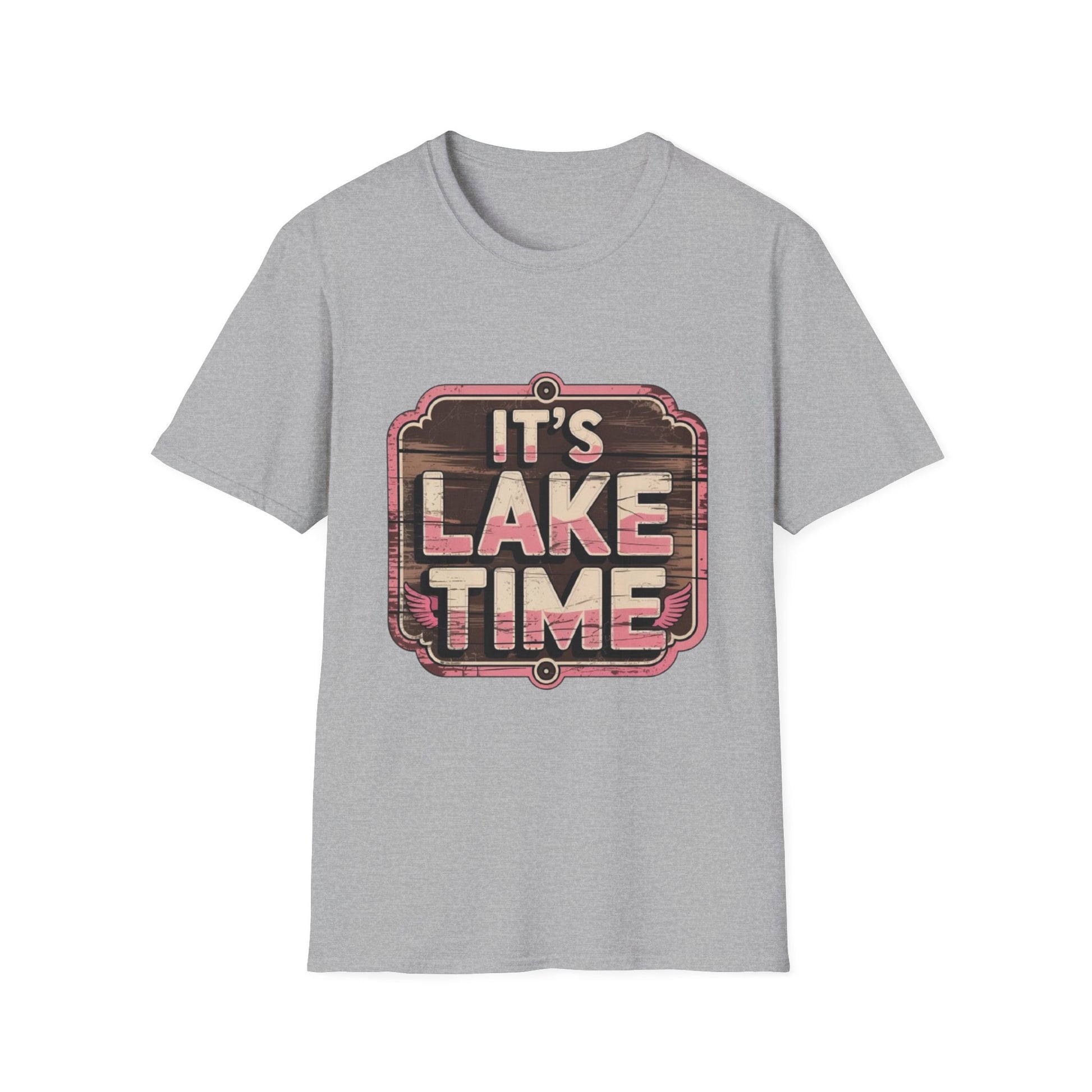 Summer- Lake Time T-Shirt Sport Grey Printify T-Shirt Rhythm & Drip Apparel