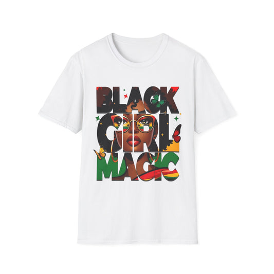 Black Girl Magic T-Shirt White Printify T-Shirt Rhythm & Drip Apparel