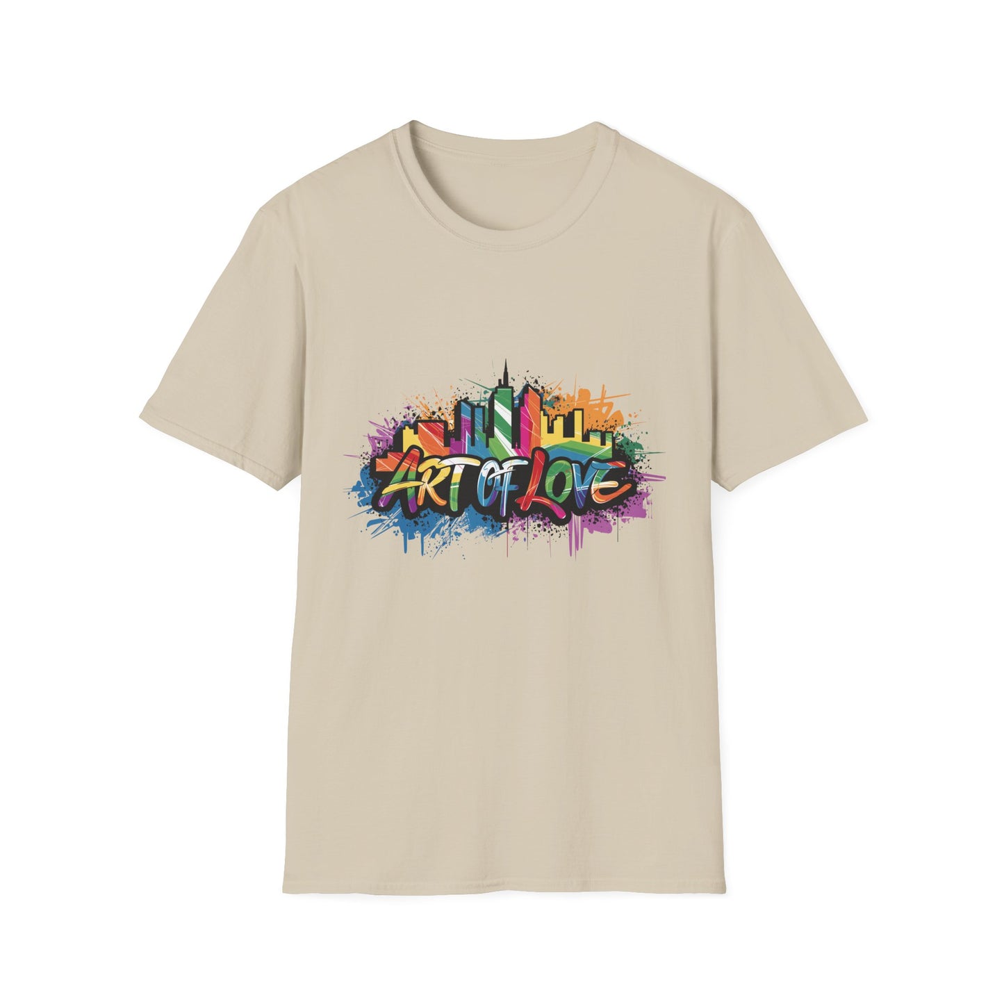 Art of Love LGTBQ T-Shirt Sand Printify T-Shirt Rhythm & Drip Apparel