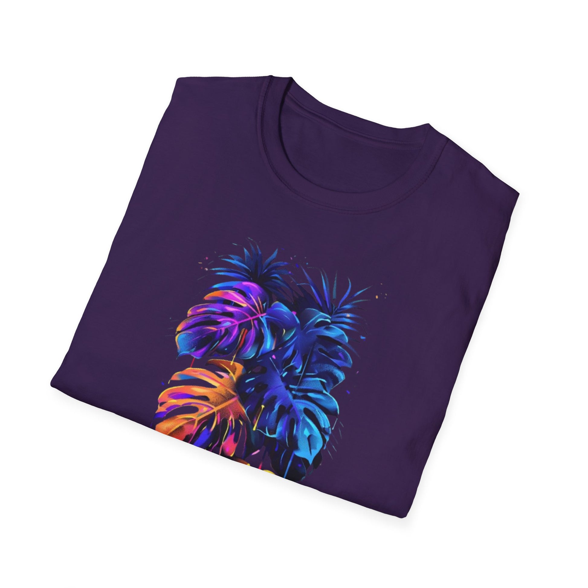 Vibrant Tropical Leaf T-Shirt Printify T-Shirt Rhythm & Drip Apparel