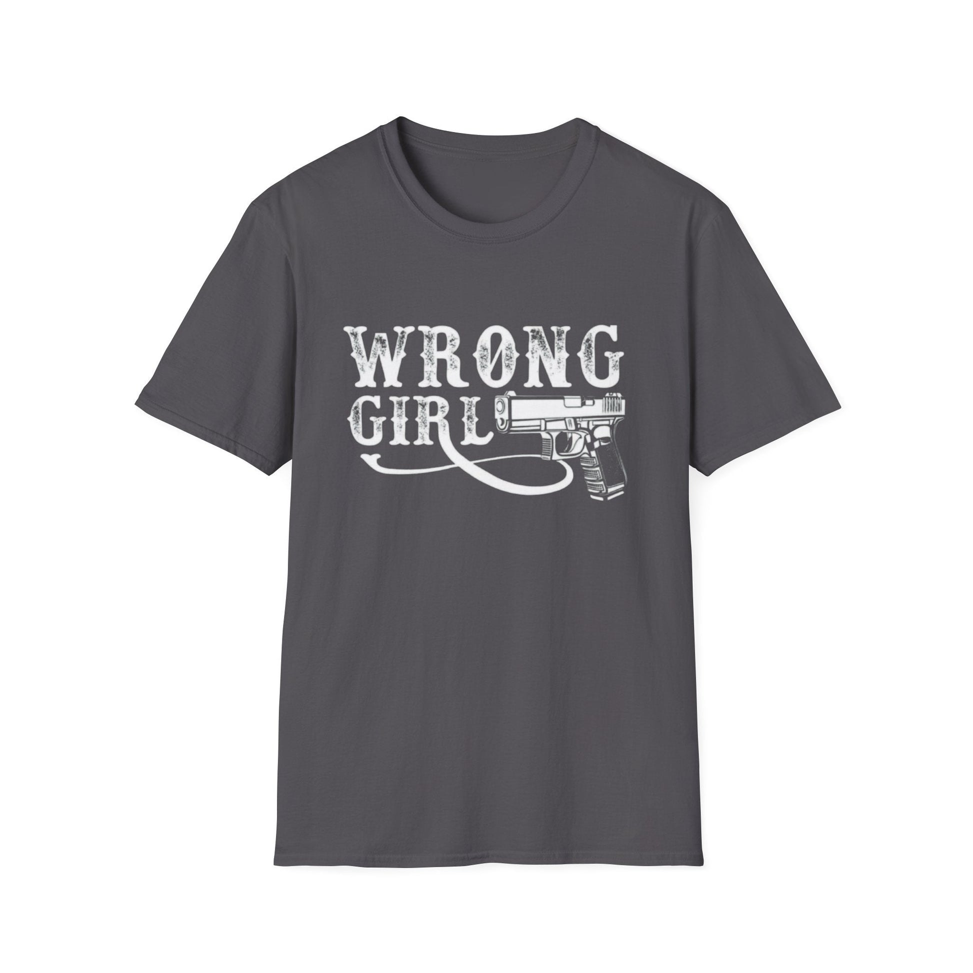 Wrong Girl Graphic T-Shirt Charcoal Printify T-Shirt Rhythm & Drip Apparel