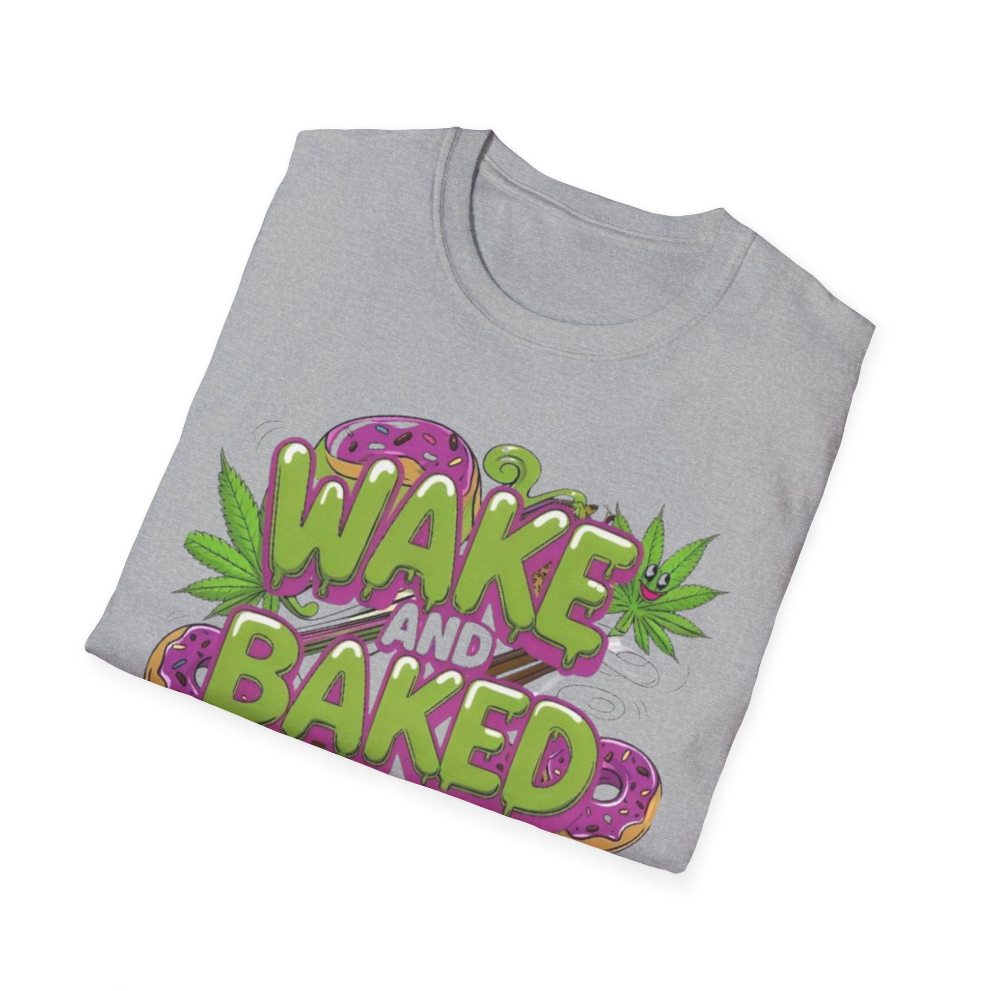 Wake and Baked Unisex T-Shirt Printify T-Shirt Rhythm & Drip Apparel