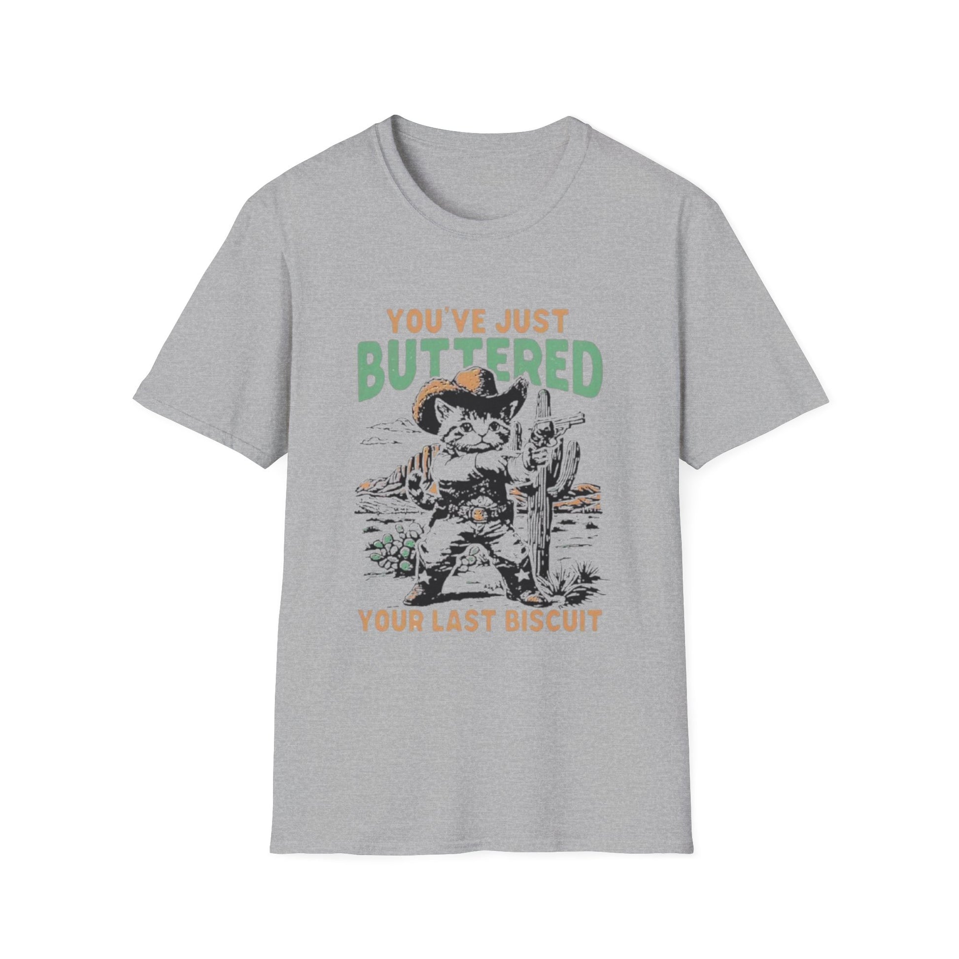 You've Just Buttered Your Last Biscuit T-shirt Sport Grey Printify T-Shirt Rhythm & Drip Apparel