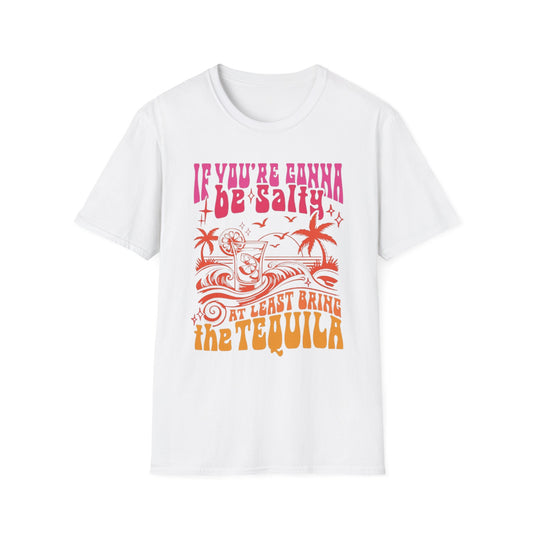 Summer- Salty Tequila Vibes T-Shirt White Printify T-Shirt Rhythm & Drip Apparel