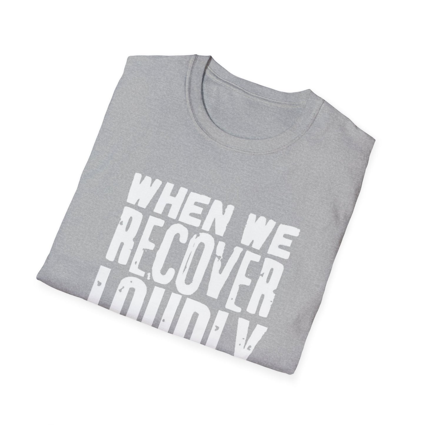 Addiction Recovery Message T-Shirt Printify T-Shirt Rhythm & Drip Apparel