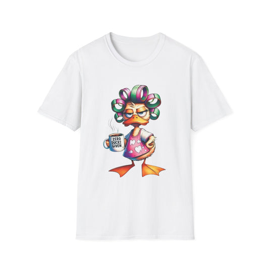 Zero Ducks Given T-Shirt White Printify T-Shirt Rhythm & Drip Apparel