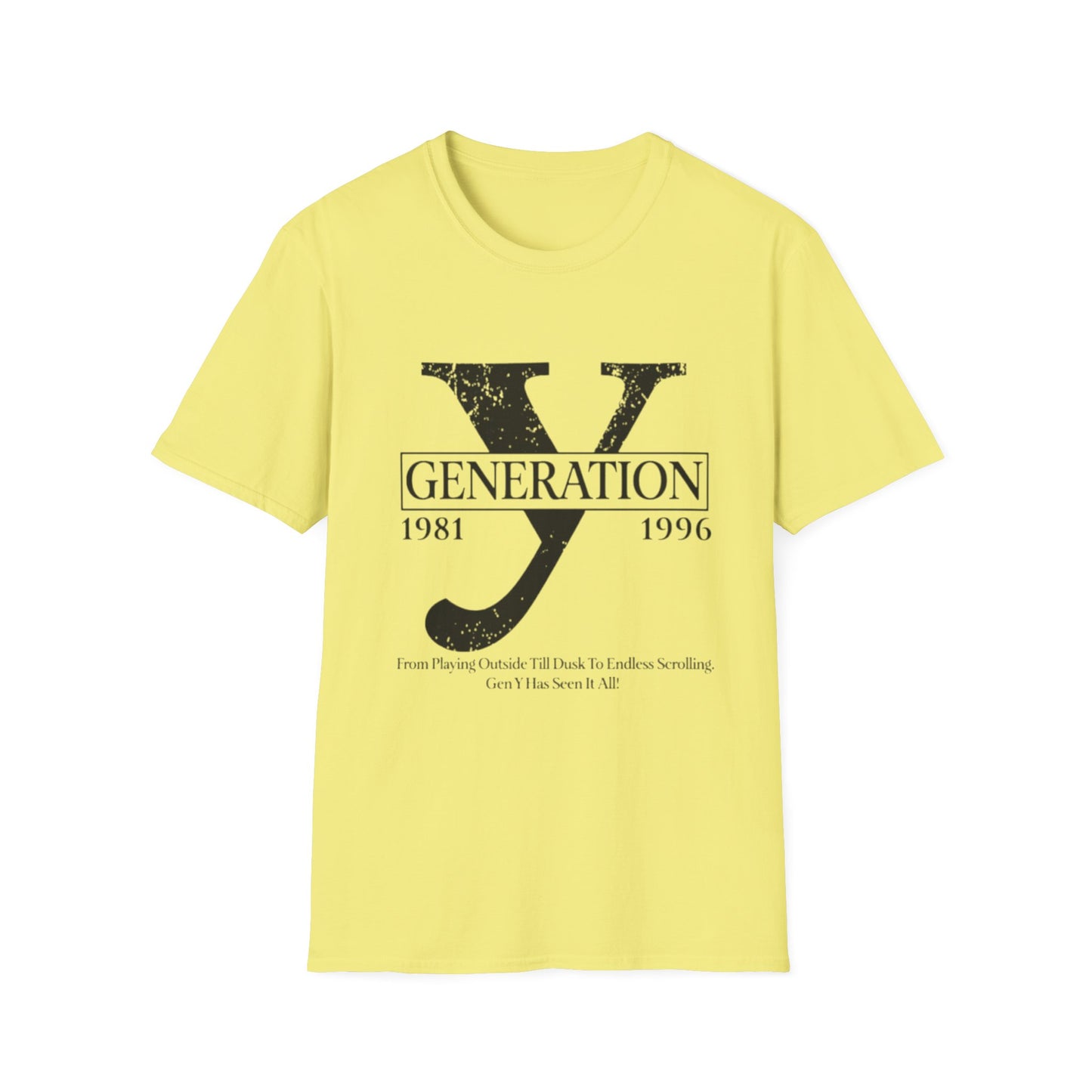 Y Generation T-Shirt Cornsilk Printify T-Shirt Rhythm & Drip Apparel
