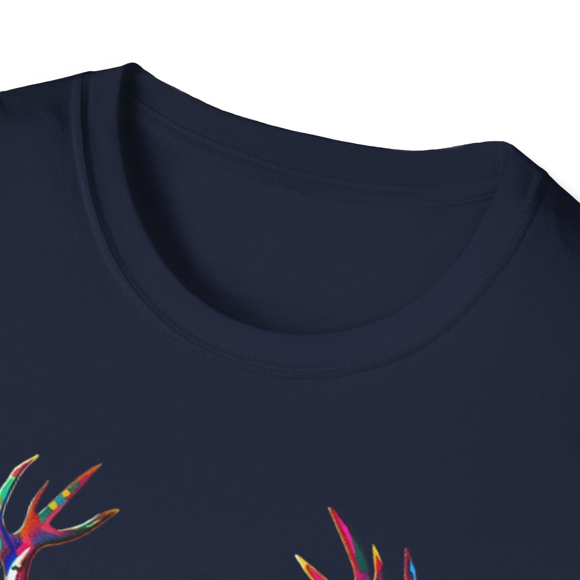 Colorful Deer Graphic Tee Printify T-Shirt Rhythm & Drip Apparel