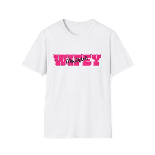 Wifey Material T-Shirt White Printify T-Shirt Rhythm & Drip Apparel