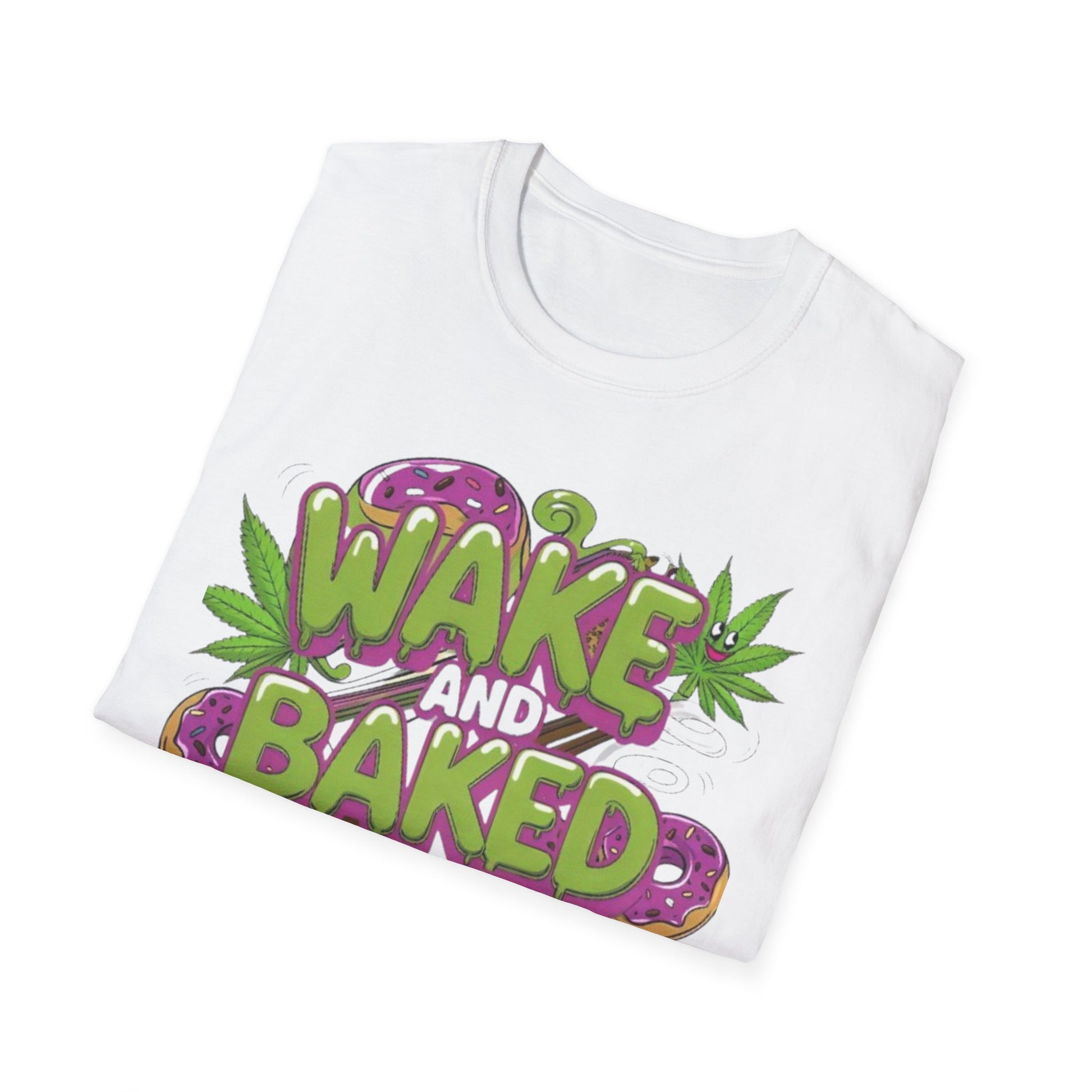 Wake and Baked Unisex T-Shirt Printify T-Shirt Rhythm & Drip Apparel
