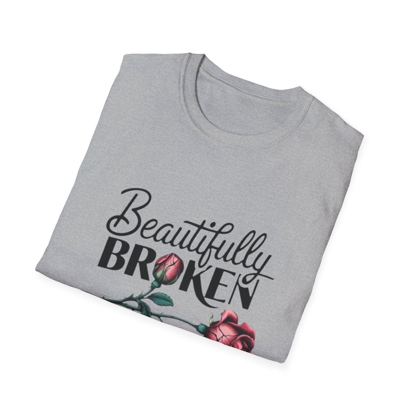 Beautifully Broken T-Shirt Printify T-Shirt Rhythm & Drip Apparel