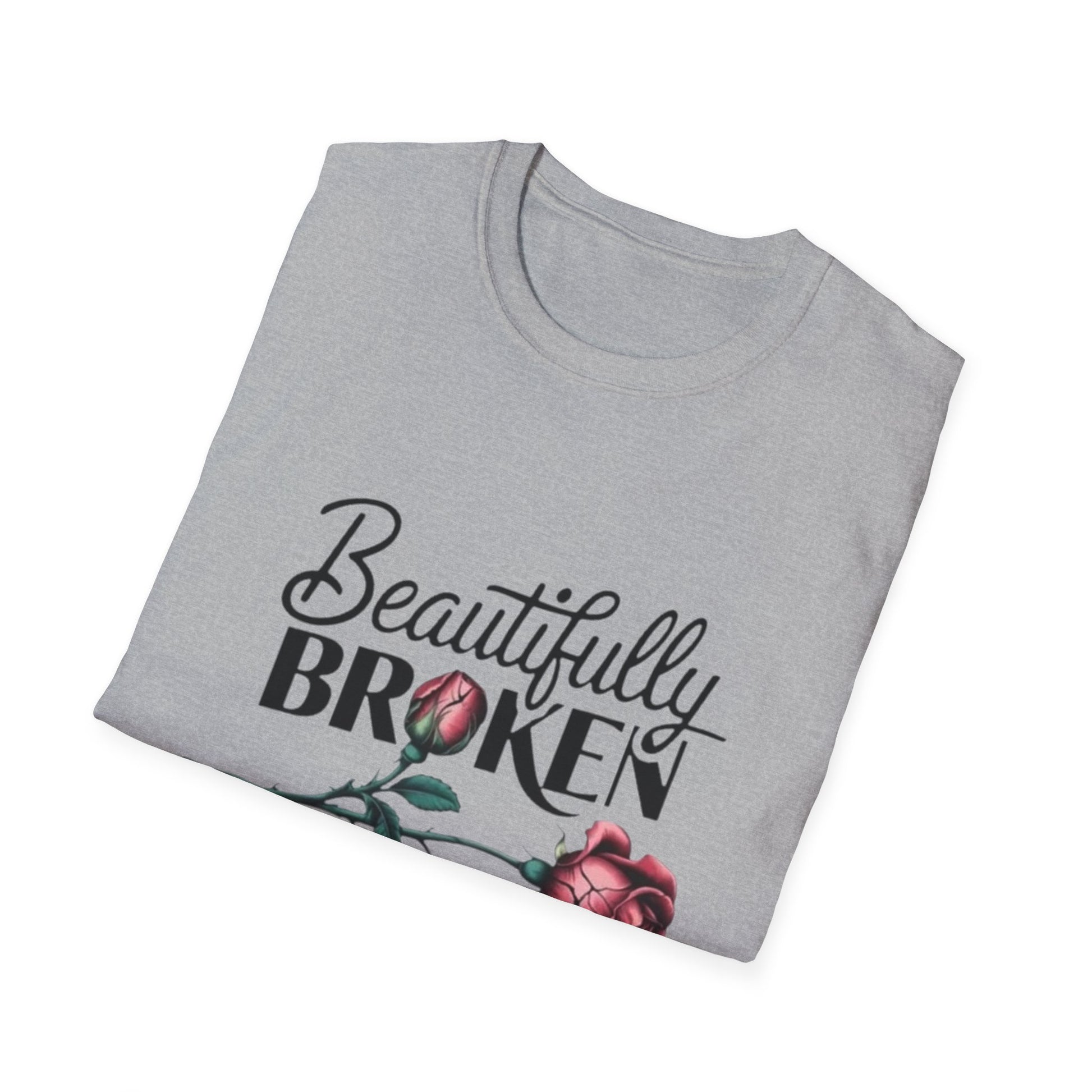 Beautifully Broken T-Shirt Printify T-Shirt Rhythm & Drip Apparel