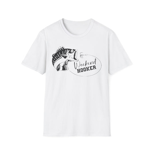 Weekend Hooker Unisex T-Shirt White Printify T-Shirt Rhythm & Drip Apparel