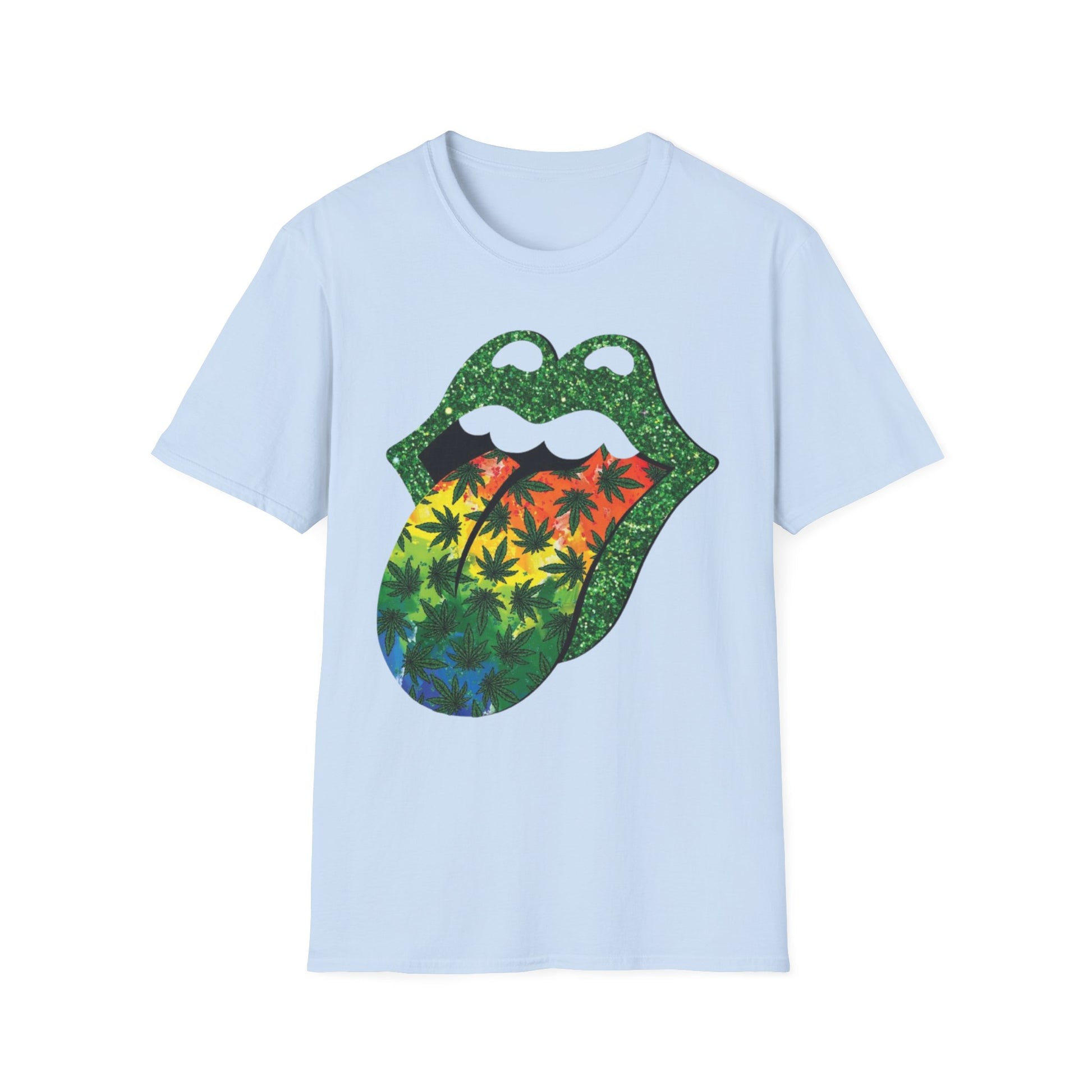 Vibrant Rolling Stones-Inspired Graphic Tee Printify T-Shirt Rhythm & Drip Apparel