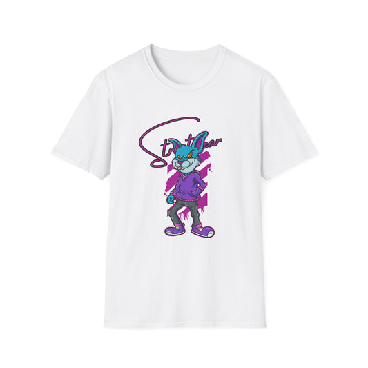 Vibrant Streetwear Cartoon T-Shirt White Printify T-Shirt Rhythm & Drip Apparel