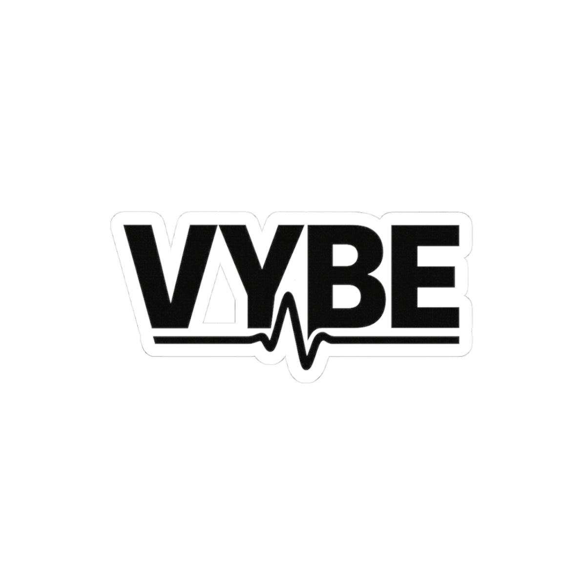 VYBE Kiss-Cut Stickers - Motivational Decor, Laptop Stickers, Cool Aesthetic, Unique Gifts, Stickers for Teens