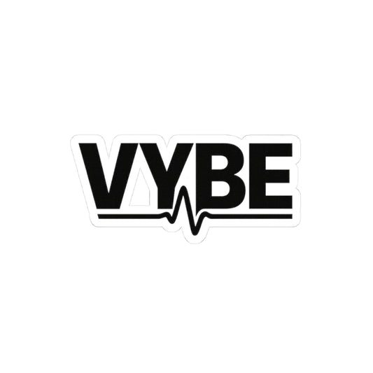 VYBE Kiss-Cut Stickers - Motivational Decor, Laptop Stickers, Cool Aesthetic, Unique Gifts, Stickers for Teens