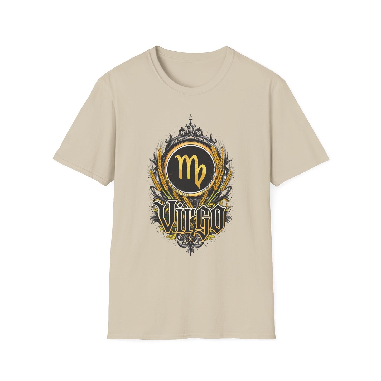 Virgo Zodiac T-Shirt Sand Printify T-Shirt Rhythm & Drip Apparel