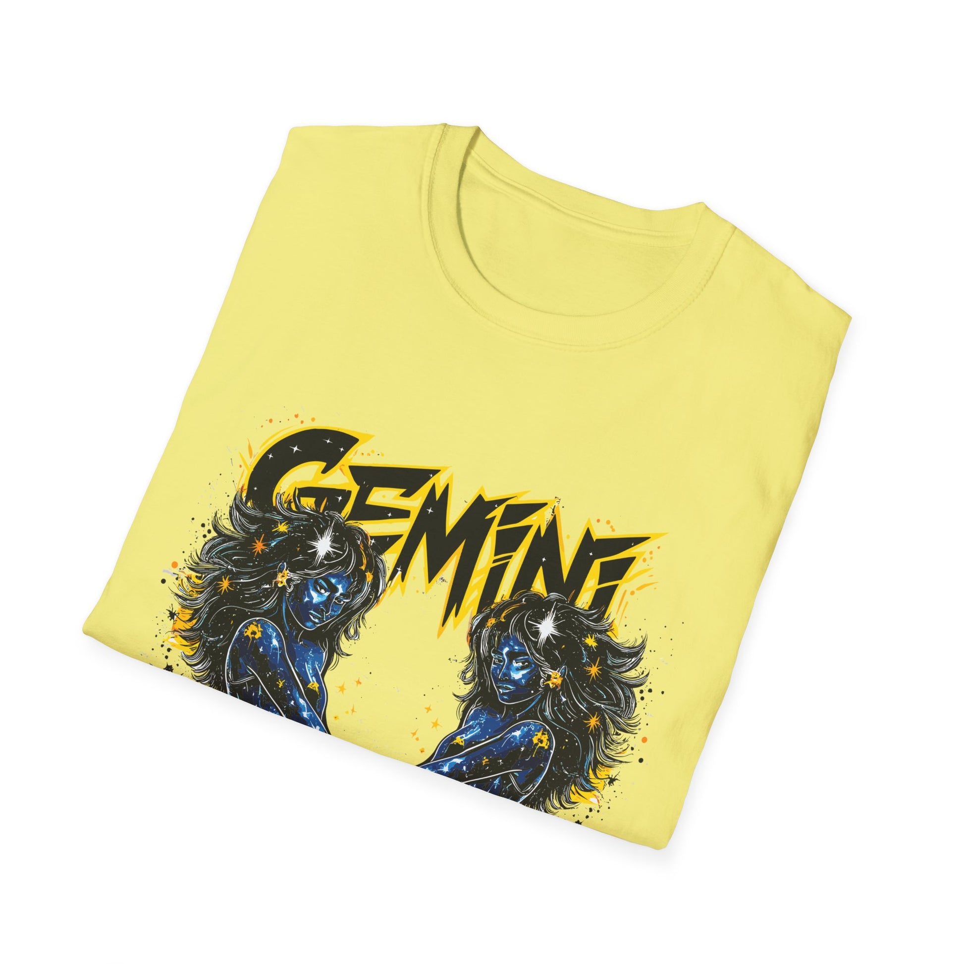 Gemini Zodiac T-Shirt Printify T-Shirt Rhythm & Drip Apparel
