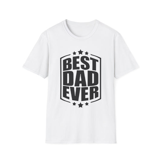 Best Dad Ever T-Shirt White Printify T-Shirt Rhythm & Drip Apparel