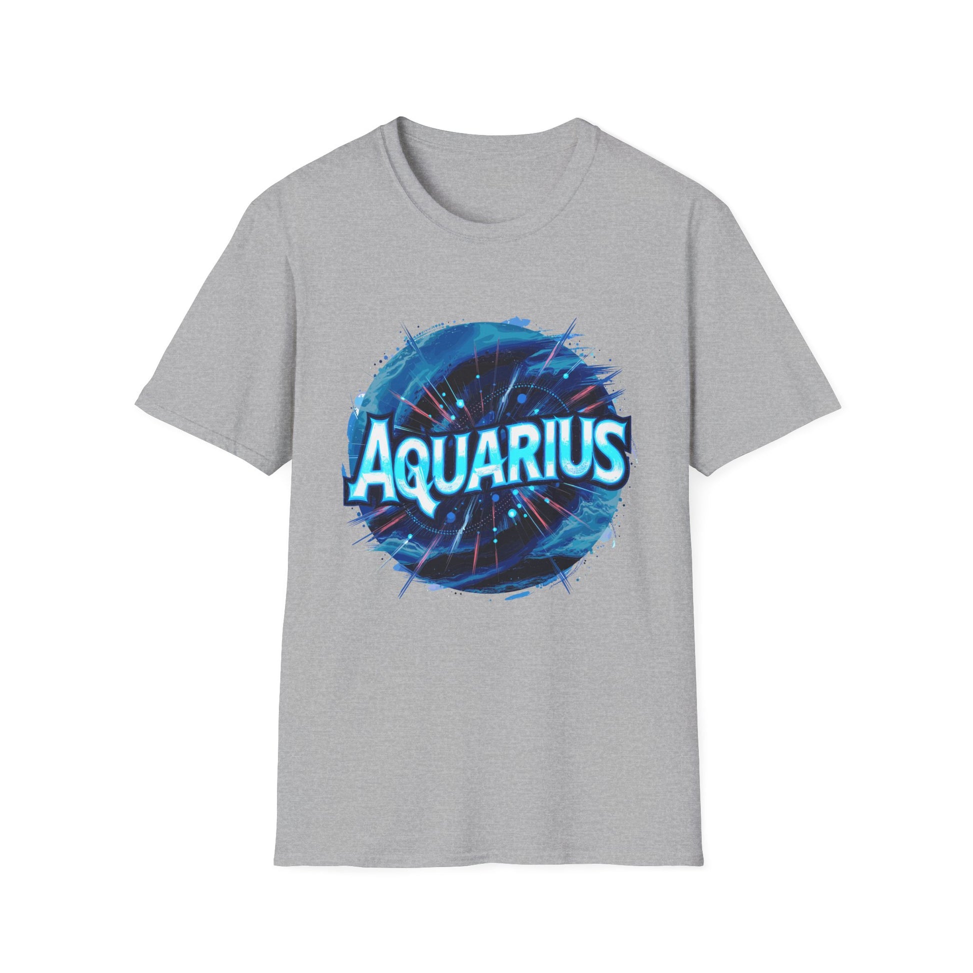 Aquarius T-Shirt Sport Grey Printify T-Shirt Rhythm & Drip Apparel