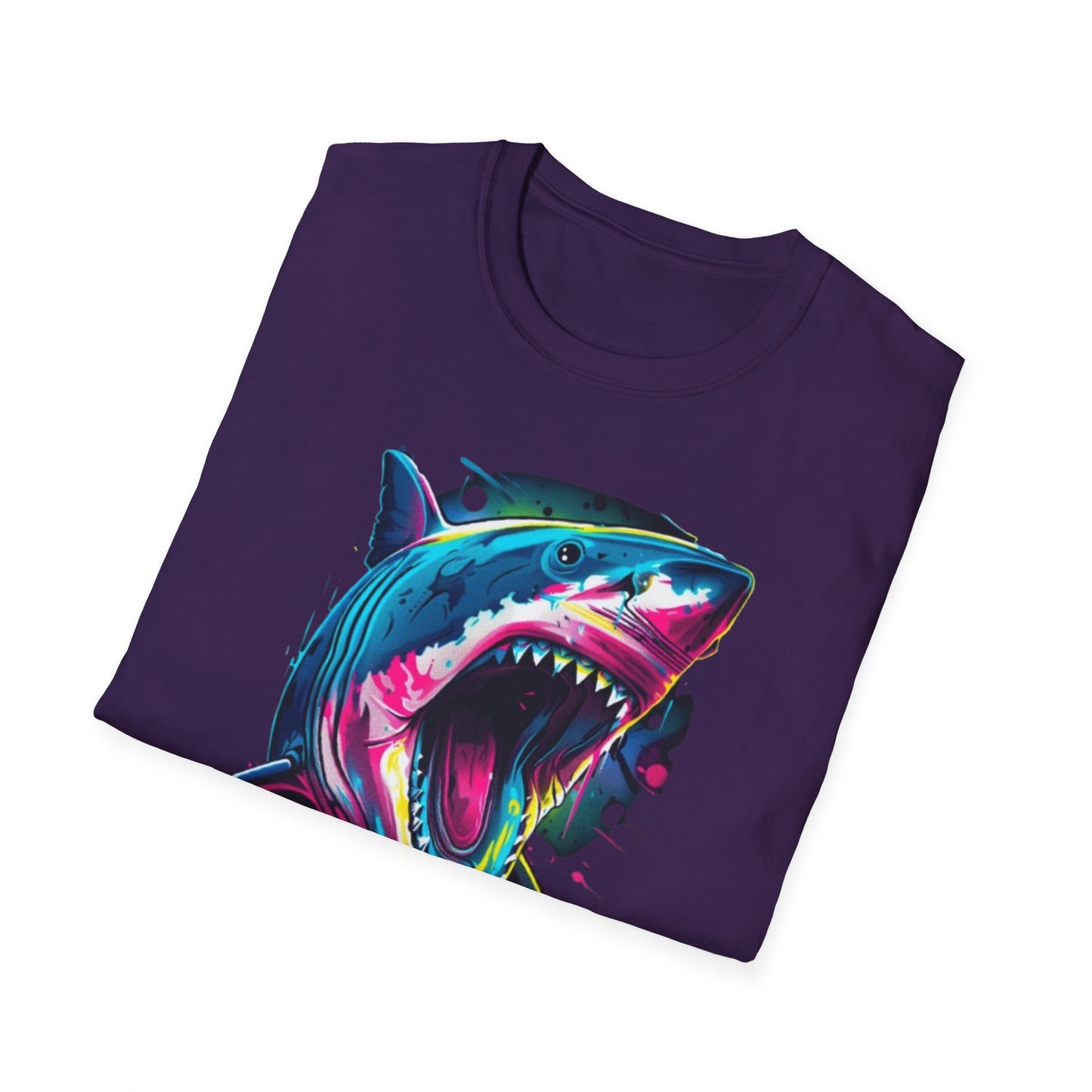 Vibrant Shark Graphic T-Shirt Printify T-Shirt Rhythm & Drip Apparel