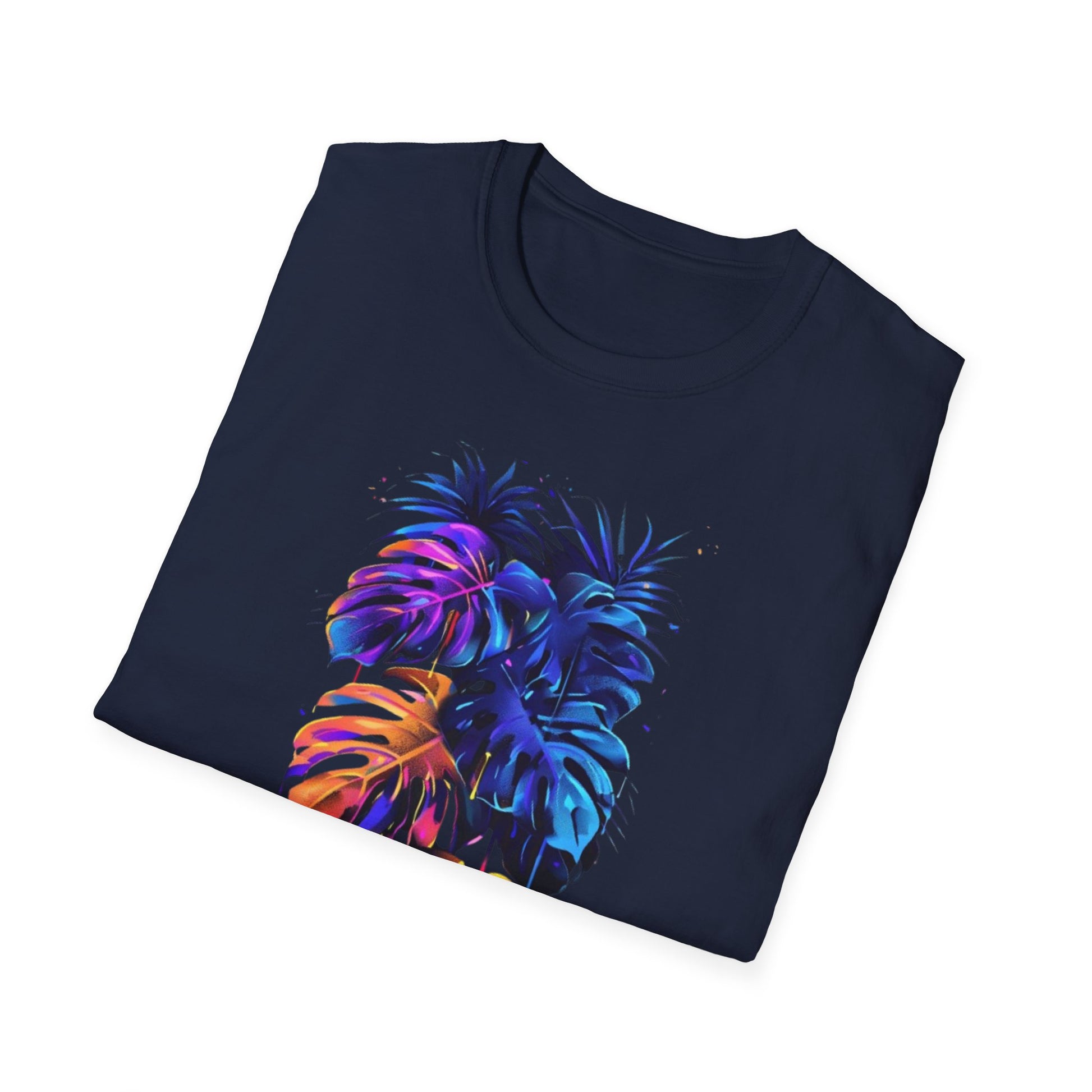 Vibrant Tropical Leaf T-Shirt Printify T-Shirt Rhythm & Drip Apparel