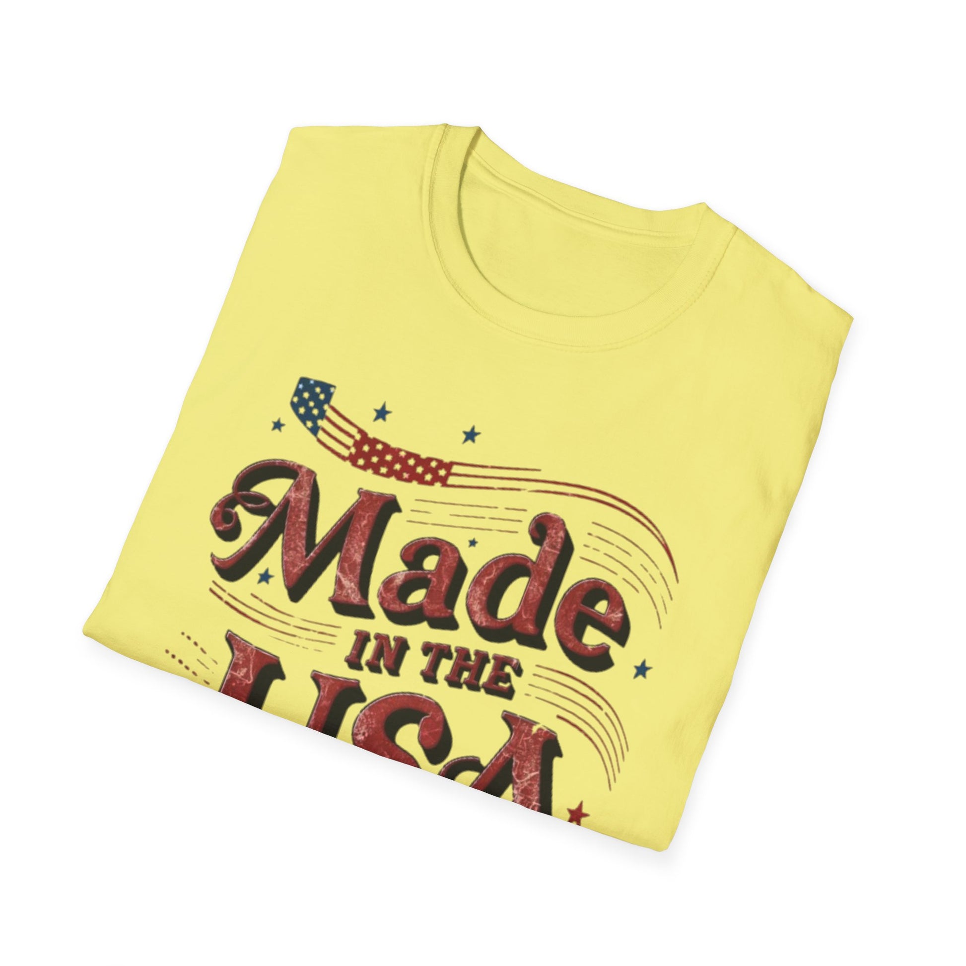 July 4th- Patriotic Made In The USA T-Shirt Printify T-Shirt Rhythm & Drip Apparel