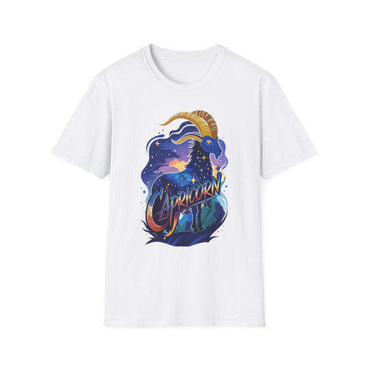 Capricorn T-Shirt White Printify T-Shirt Rhythm & Drip Apparel