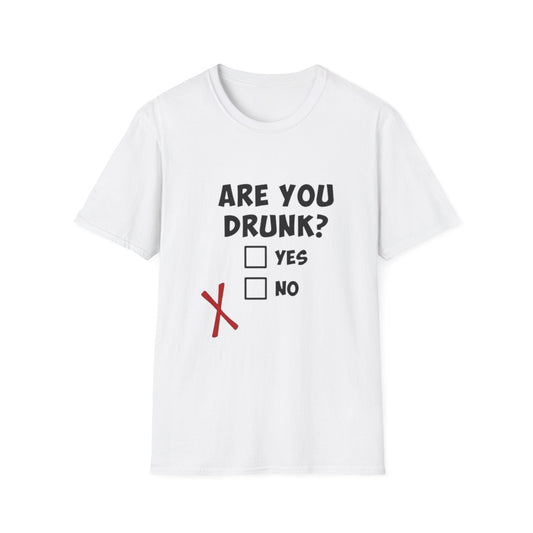 Are You Drunk? White Printify T-Shirt Rhythm & Drip Apparel