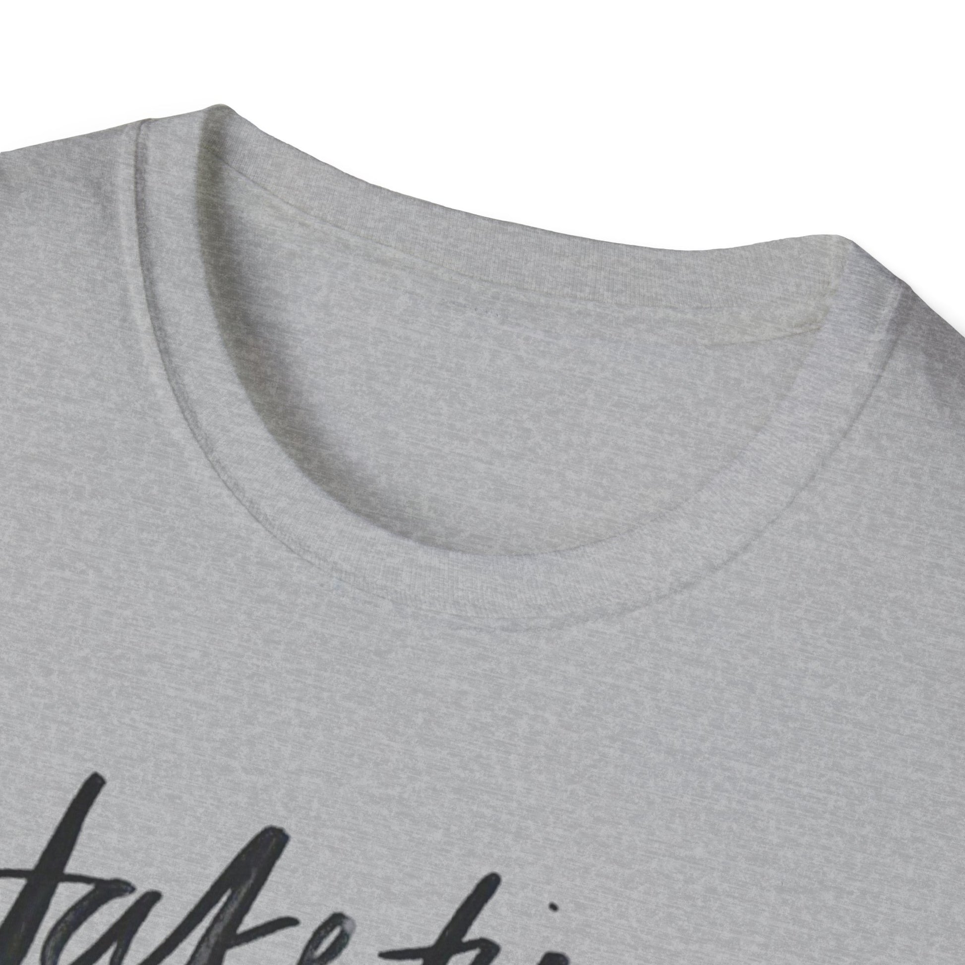 Inspirational Unisex Softstyle T-Shirt - 'Take Time to Make Your Soul Happy' - Rhythm & Drip