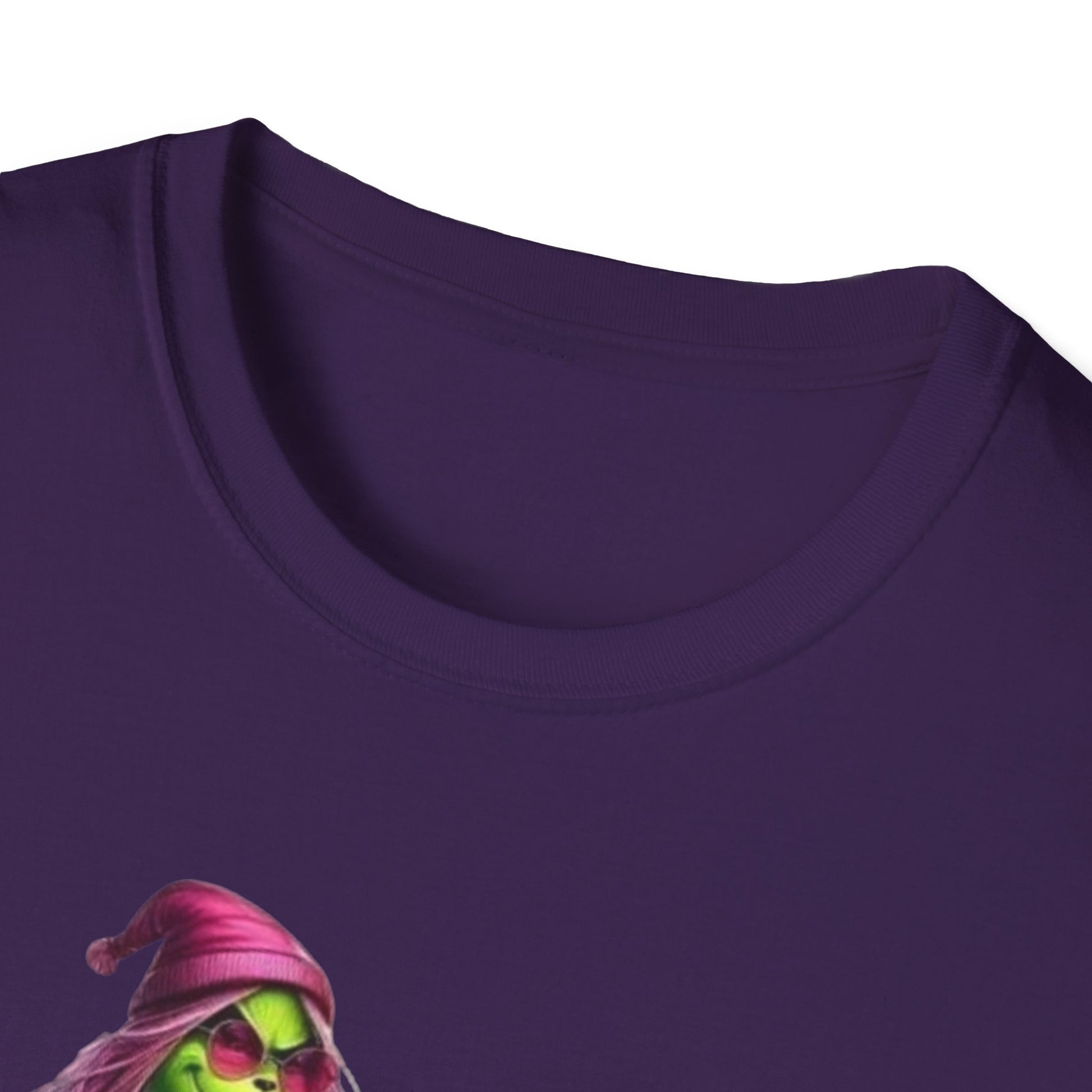 Woman Grinch Biker T-Shirt Printify T-Shirt Rhythm & Drip Apparel