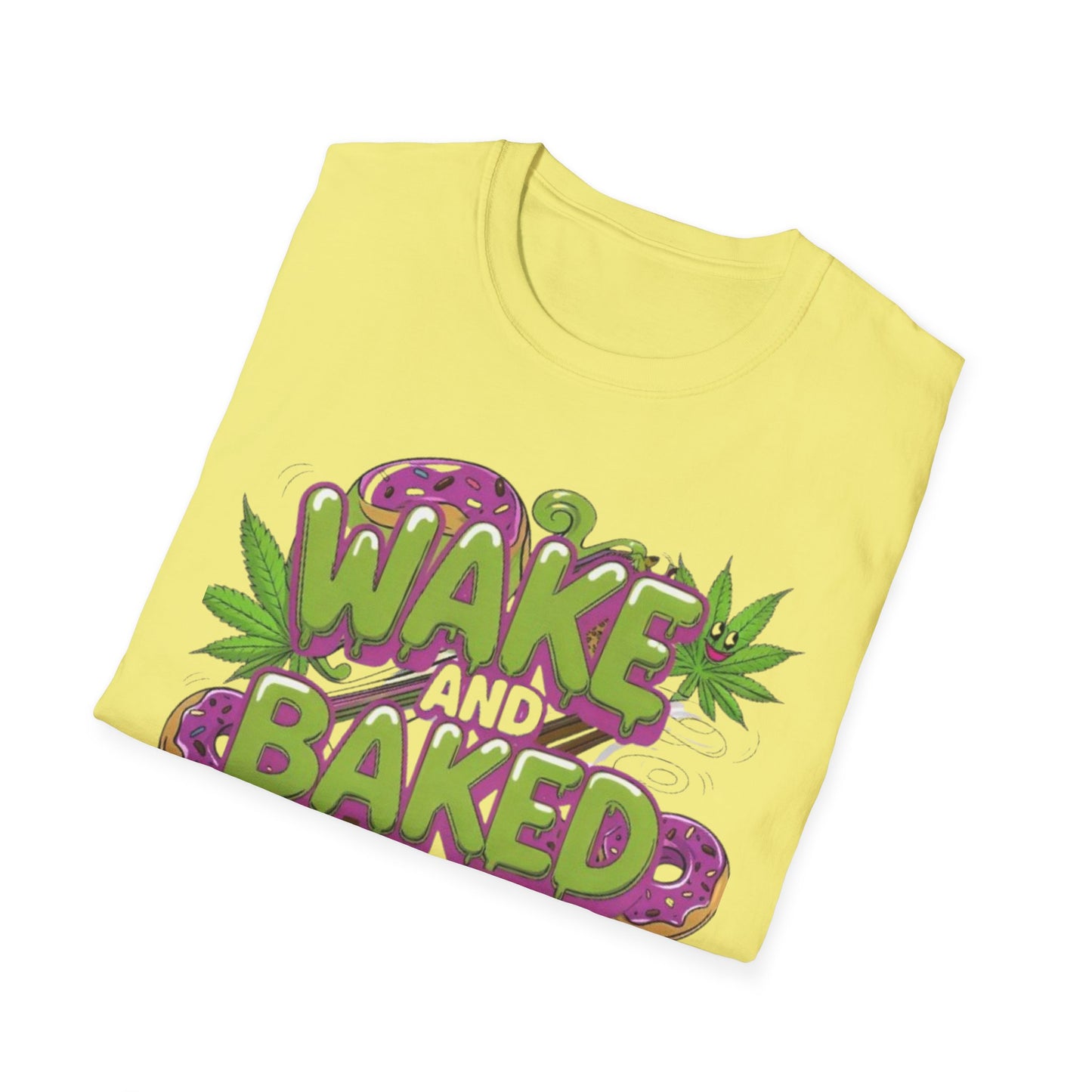 Wake and Baked Unisex T-Shirt Printify T-Shirt Rhythm & Drip Apparel